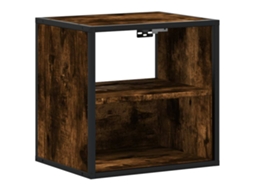 Cabeceira de parede MAISON EXCLUSIVE em carvalho defumado (40x31x39,5 cm)