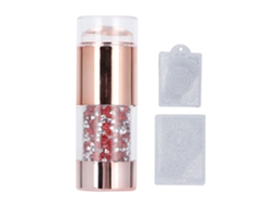 Carimbo Para Unhas Em Silicone Com Cabeça Dupla E Placas De Carimbagem, Ferramenta De Manicure