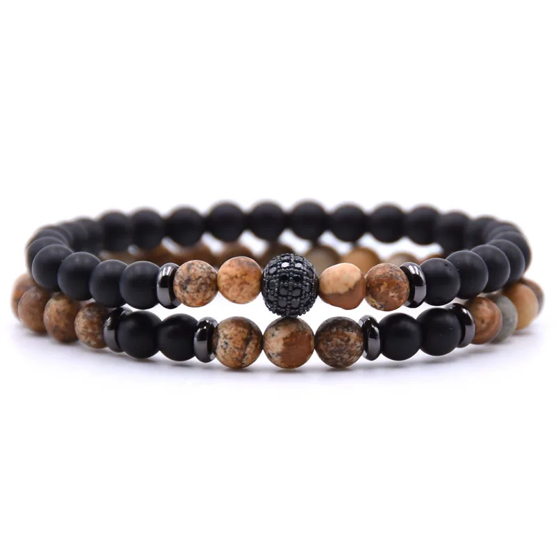 Pulseira Elegante com Contas de Pedra Amazônica Fosca, Feita À Mão. MDUG