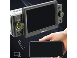 Som Automotivo Din Único 5 Pol. Tela Sensível Ao Toque Com Câmera De Ré Bluetooth 5.1 Mirrorlink Mp5 Player Para Carro