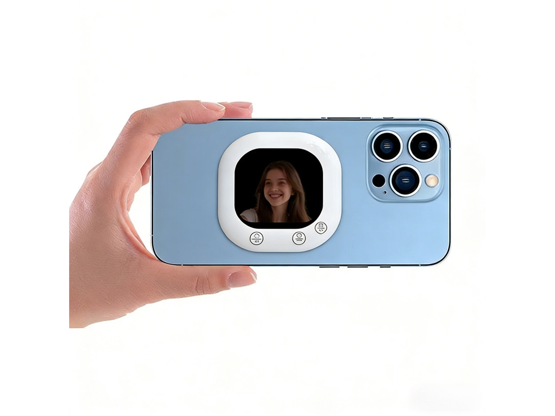 Monitor De Selfie Sem Fio Mini, Magnético, Compatível Com Celulares Iphone Czhhmart