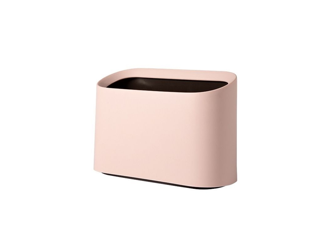 Lixeira Pequena Para Escritório, 1,5 Litros, Design Mini, Plástico Resistente, Ideal Para Escritório E Quarto, Organizador De Maquiagem