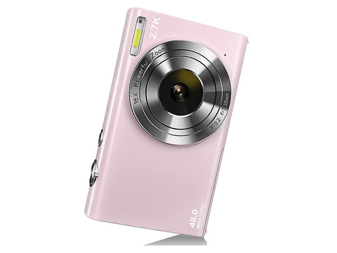 Câmera Digital Com Foco Automático, Câmera Para Vlogs De 48 Mp E Resolução 2.7k Com Tela Grande De 2,8 Polegadas, Câmera Elegante Para Adolescentes.