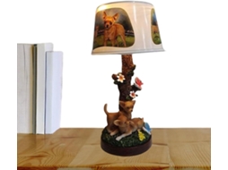 Iluminação infantil recarregável com tema criativo de selva para