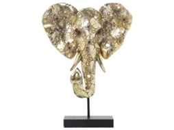estatueta de elefante de resina