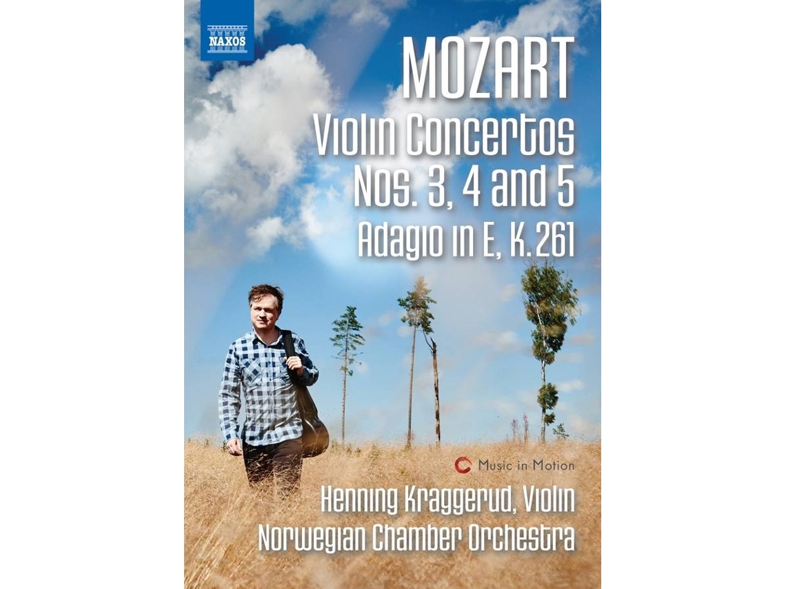 DVD-Video Album Kraggerud,Henning/Norwegian Chamber Orchestra - Violinkonzerte 3,4 & 5 (1CD)