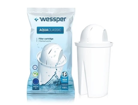 Filtre De Água Wessper Aquaclassic Compatível Com Brita Classic 150 L 4 Etapas De Filtração
