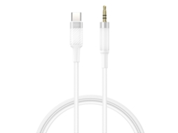 Cabo De Áudio Xo Nb, R279b Usb, C, Conector De 3,5 Mm, 1, 0 M, Branco
