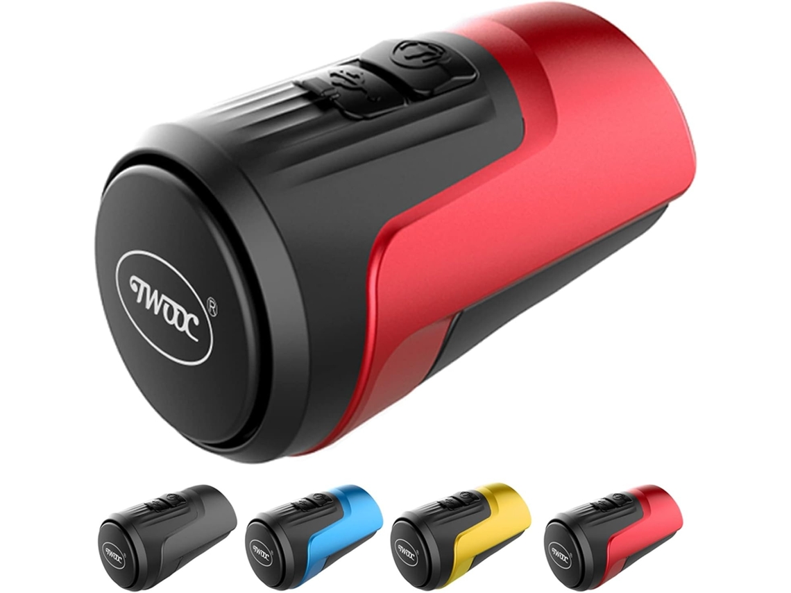 Lurelia Campainha De Bicicleta, Elétrica, Alarme Antirroubo De 125 Db, Zqkla (vermelha), Alta Potência