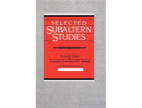 Livro Selected Subaltern Studies de Ranajit Guha (Inglês)