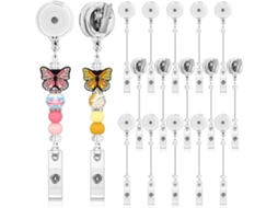 Suporte Jacaré Clips Com 15 Barras Em Branco Miçangas Confecção Bijuterias Grande Quantidade, Ideal