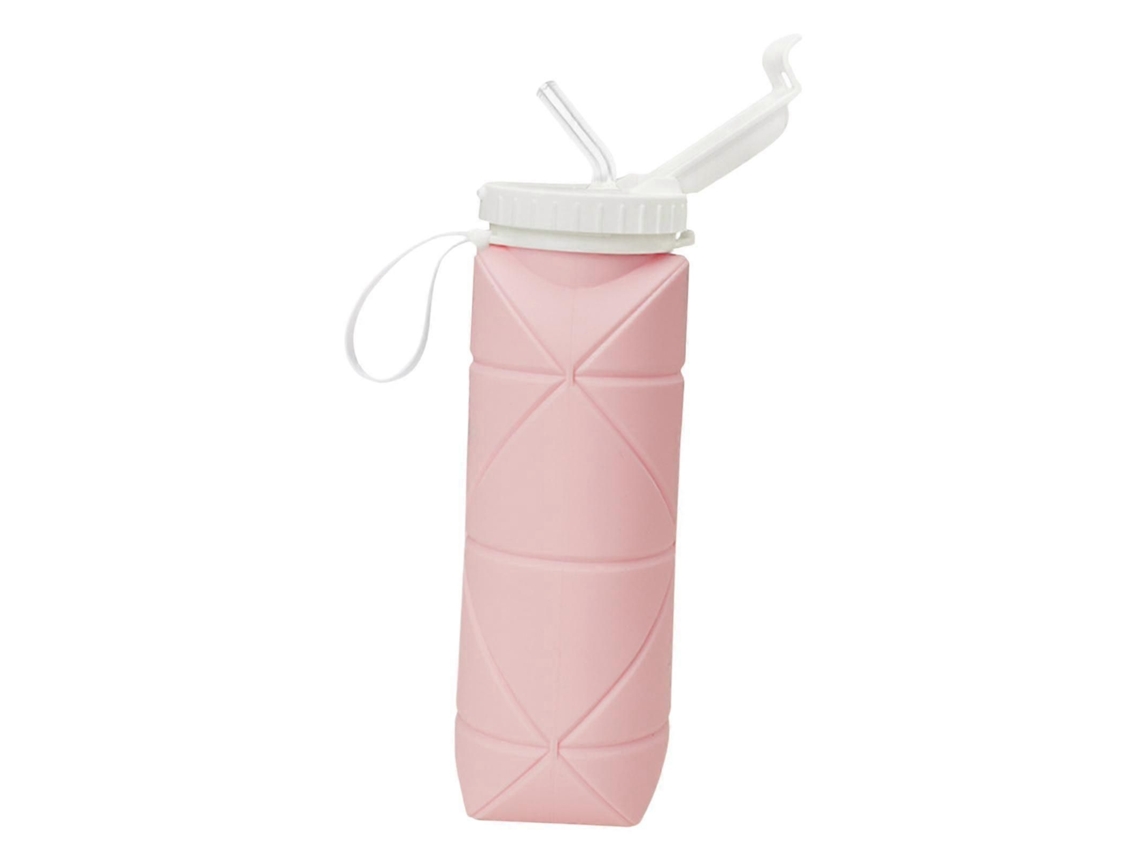 Garrafa De Água Dobrável, Leve E Portátil Para Escola E Ciclismo, Na Cor Violeta.