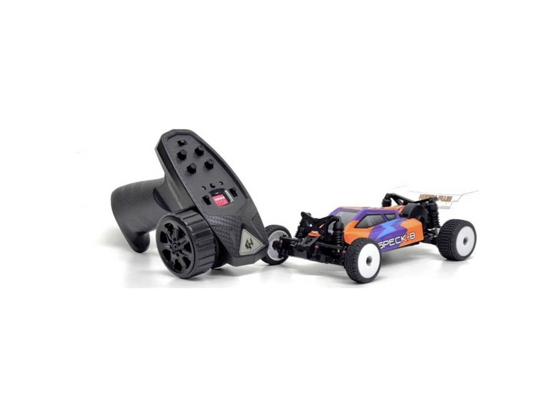 1:24 2wd Buggy Speck-b Rtr (razor Orange) + Absima Case