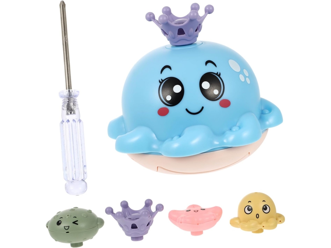 Brinquedo de Banho para Meninos e Meninas, Chuveiro de Banho Interativo em Formato de Polvo com Luzes para CHABERLU