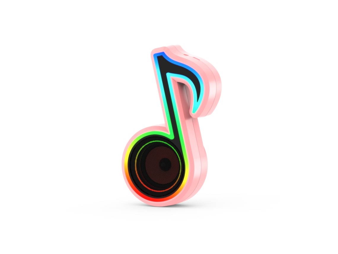 Colunas Bluetooth Ydcy H63 Rosa
