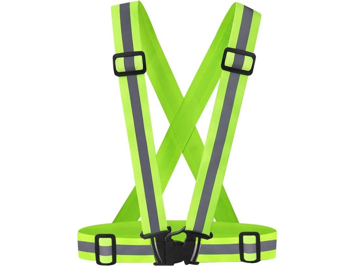 Chaleco Reflectivo Fluorescente Ajustable De Alta Visibilidad Para Ciclismo, Moto, Hombre, Mujer Y Adolescentes Unisex