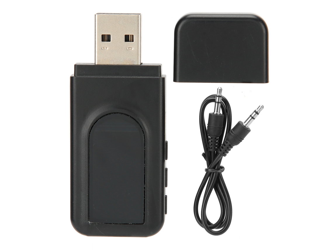 Adaptador Bluetooth 5.0 Transmissor Receptor Com Tela Digital De 0.9 Polegada Plug And Play