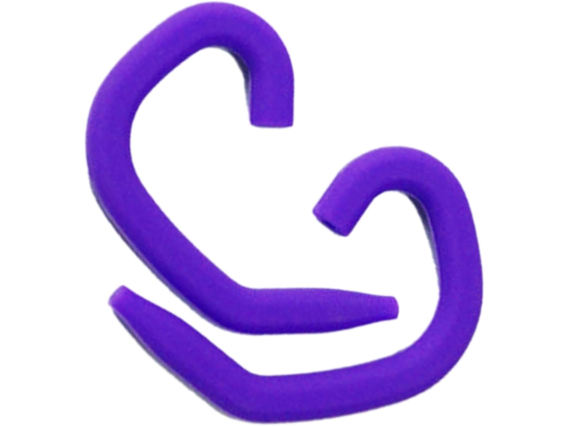 Toddmomy Crochet D ' Oreille Suporte De Clipe Para Fones De Ouvido Couleur Aléatoire Em Silicone Flexível E