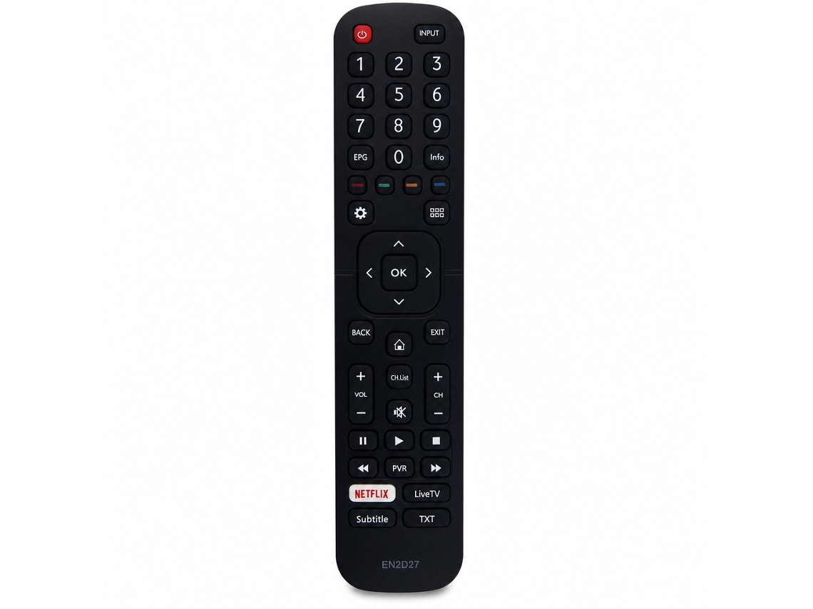 Comando À Distância Para Tv Compatível Com Hisense En2d27 Com Botões Netflix E Livetv_dae
