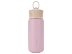 Garrafa De Água A Vácuo De Aço Inoxidável Rosa 330ml Garrafa Esportiva Portátil Brilvibera