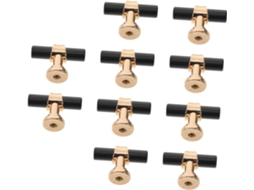 Kallory Conjunto De 10-puxadores E Botões Recartilhados Para Portas Armários, Com Furo Único, Para Cozinha, Gavetas E