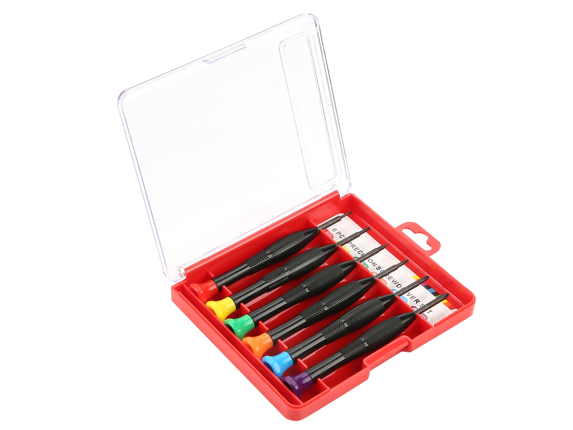 Kit De Reparação Laxiscreed 6 Em 1 Com Chaves De Precisão Para Telemóveis E Tablets