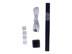 Barra de luz LED RGB com indicador de nível de música ativado por voz para festas CHABERLU
