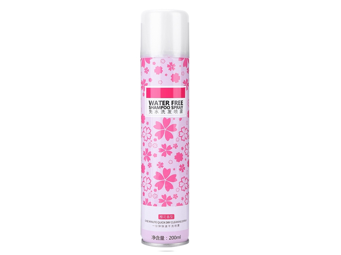 2026 shampoo em Spray Sem Enxágue 200ml para Idosos, Grávidas, Sabor Sakura