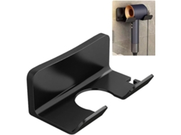 Suporte Para Secador De Cabelo, Parede Sem Furos, Secadores Banheiro, Adequado A Maioria Dos Cabelo (preto)