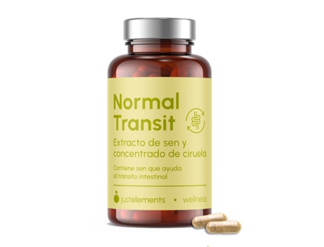 Laxante Natural Normal Transit Para Estreñimiento Just Elements Wellness 60 Cápsulas