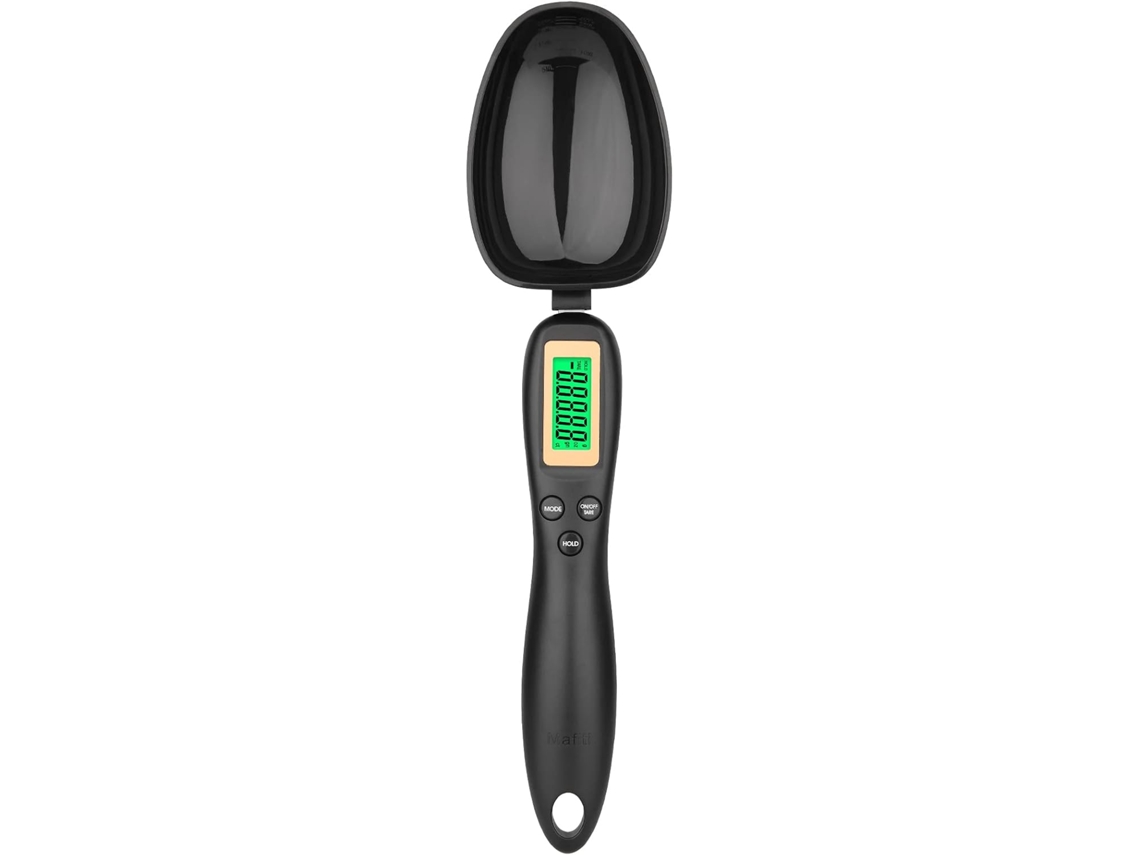 Colher medidora digital de alta precisão Slowmoose 500g/0,1g com visor LCD para cozinha