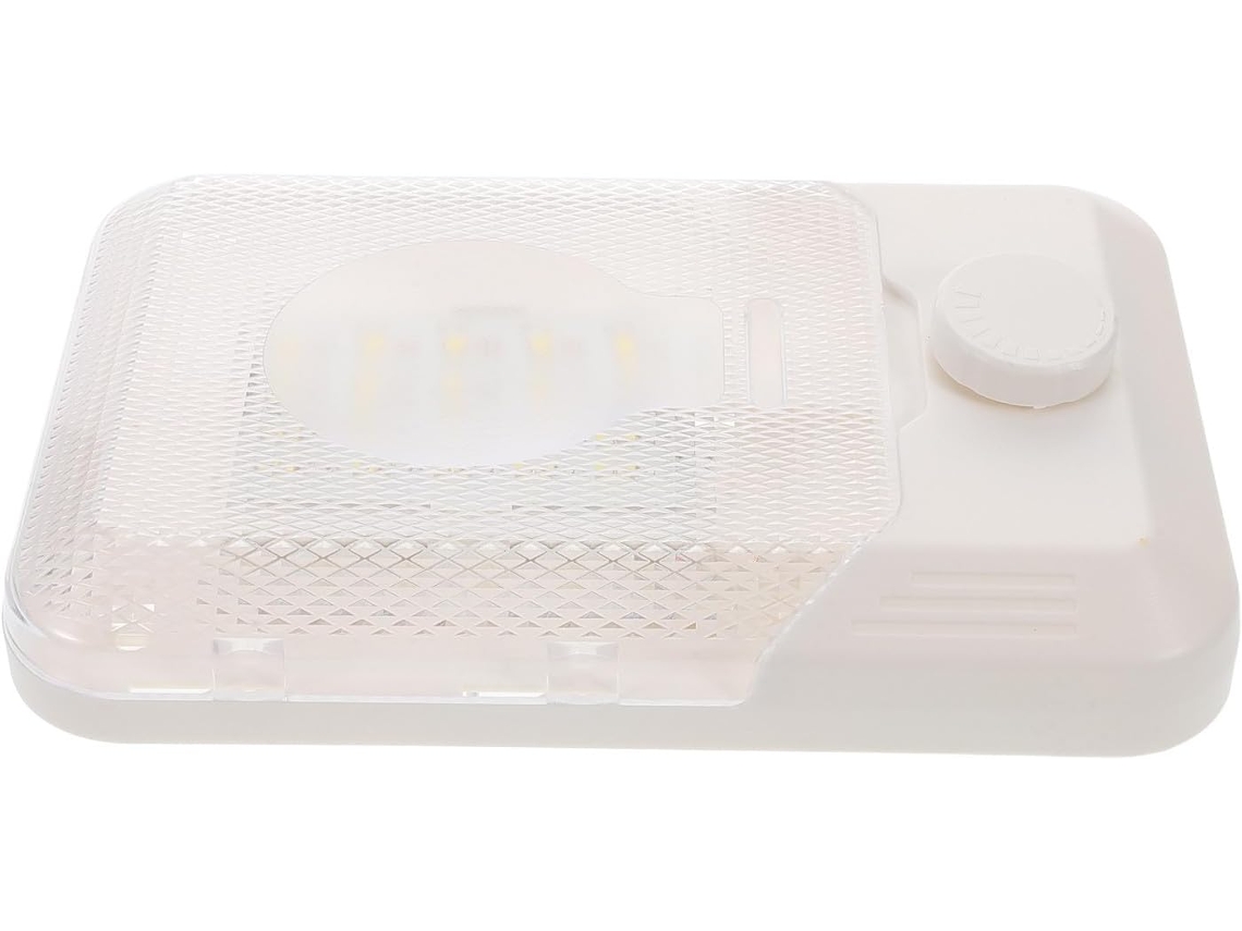 Luminária De Teto Led Branca Regulável Para Autocaravana 12-24v