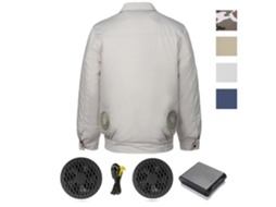 Jaqueta de Resfriamento com Ventilador Bateria 5200mah Trabalho Alto Temp S/MARCA