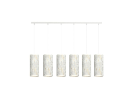 Candeeiro Suspenso Karli Aço Branco 95X100X6 Cm EPIKASA