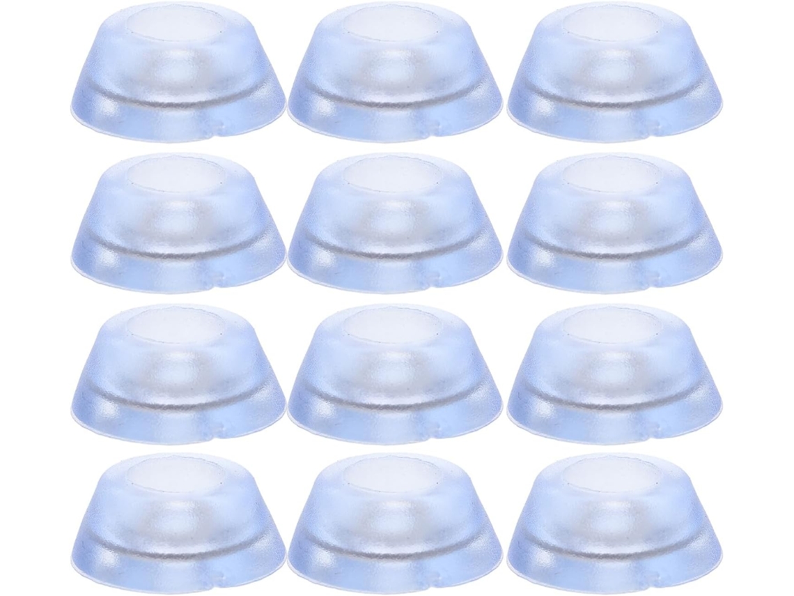 Protetores Antiderrapantes Para Pés De Móveis Doitool, 20 Peças De Almofadas Borracha Silicone Transparente Resistentes