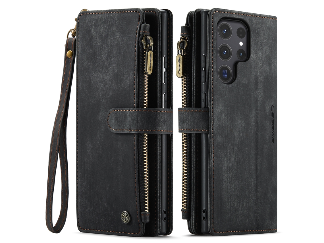 Capa Flip Para Celular, Nova Capa De Couro Para Cartão.preto - Iphone 14 Plus