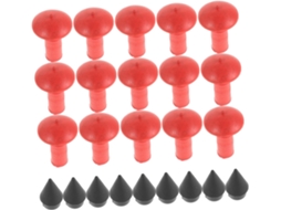 Kit De Reparo De Borracha Em Formato De Cogumelo Com 1 Unidade E Insertos Universais.