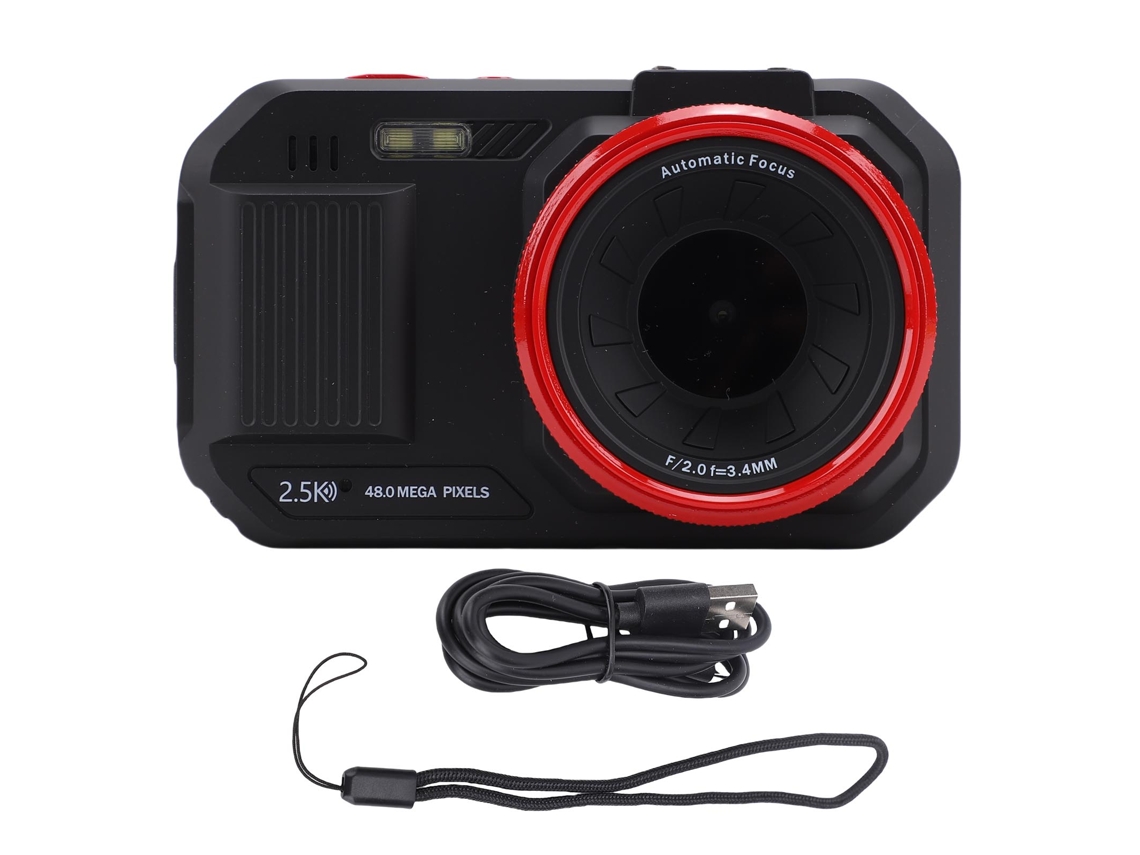 Dual Screens Digital Camera 48mp Hd 16x Zoom Autofocus Wifi Digital Video Camera With 2.8 Inch Color Screen For Photography Black LAXISCREED