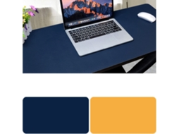 Tapete Duplo Para Mesa De Computador De Escritório Em Couro Protege A Mesa, Tamanho Extra Grande, Anti-derrapante E Resistente Ao Desgaste