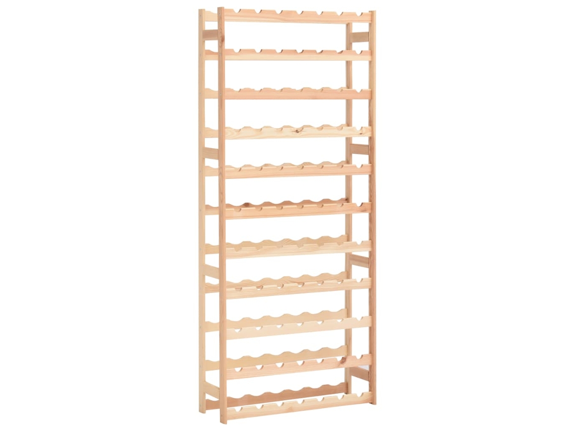 Wine Rack, Wine Racks Vidaxl Bege Madeira De Pinho (n/a)