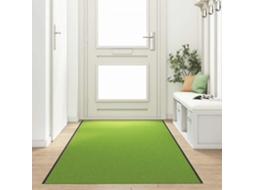 Vidaxl Tapete De Entrada Verde E Preto 120 X 400 Cm 100% Poliamida