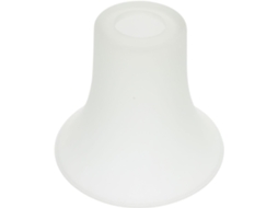Elegante Luminária de Parede em Vidro Branco SFUSHOS