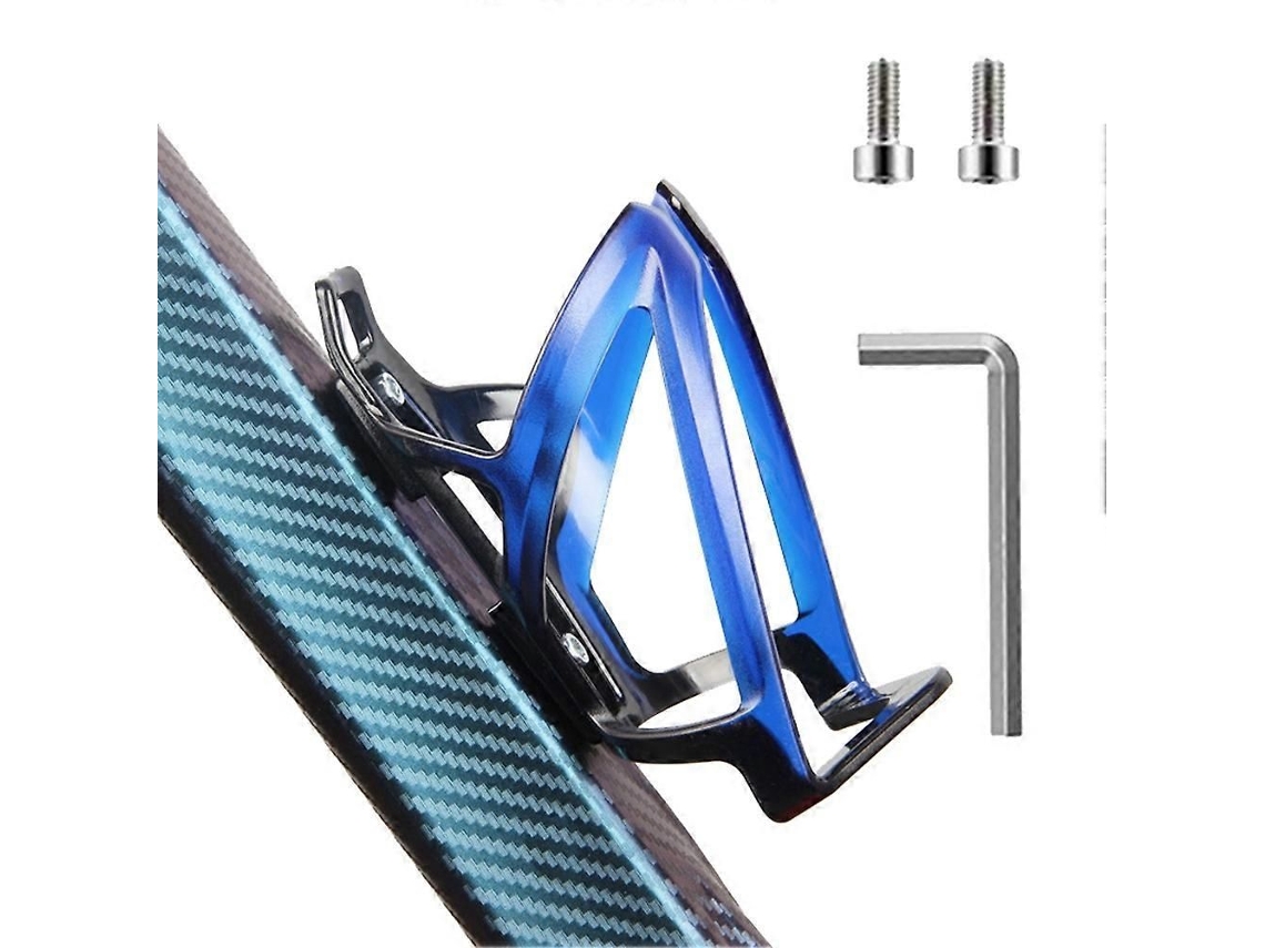 Suporte Para Garrafa De Água Para Bicicleta Em Degradê Preto E Azul, Acessórios De Ciclismo Em Policarbonato Bicolor