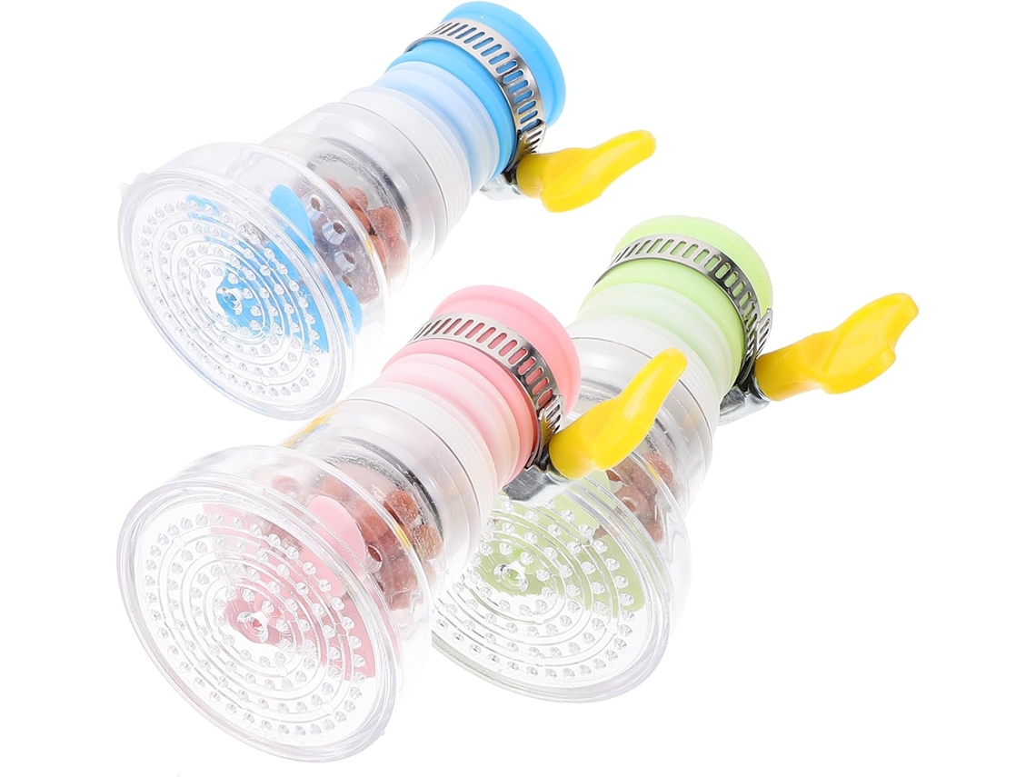 Conjunto De 3 Filtros Plástico Para Torneira, Design Elegante E Fácil