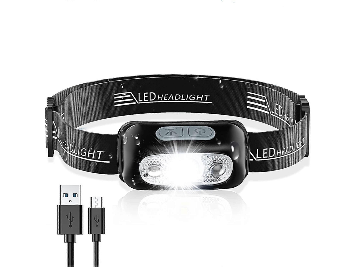 Lanterna Frontal Recarregável LED, IPX6 | S/MARCA