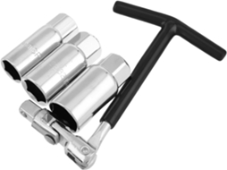 Chave De Vela Com Cabo De Metal E Soquete Para Reparo E Substituição De Velas Automotivas.
