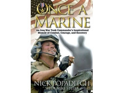 Livro Once a Marine de Nick Popaditch e Mike Steere (Inglês)