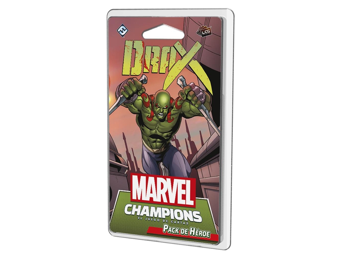 Jogo De Tabuleiro Dos Campeões Da Marvel Drax 60 Cartas Pegi 14 Juegos