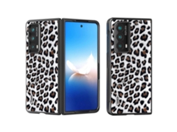 Capa Protetora Traseira Com Estampa De Leopardo Para Honor Magic Vs2 5g