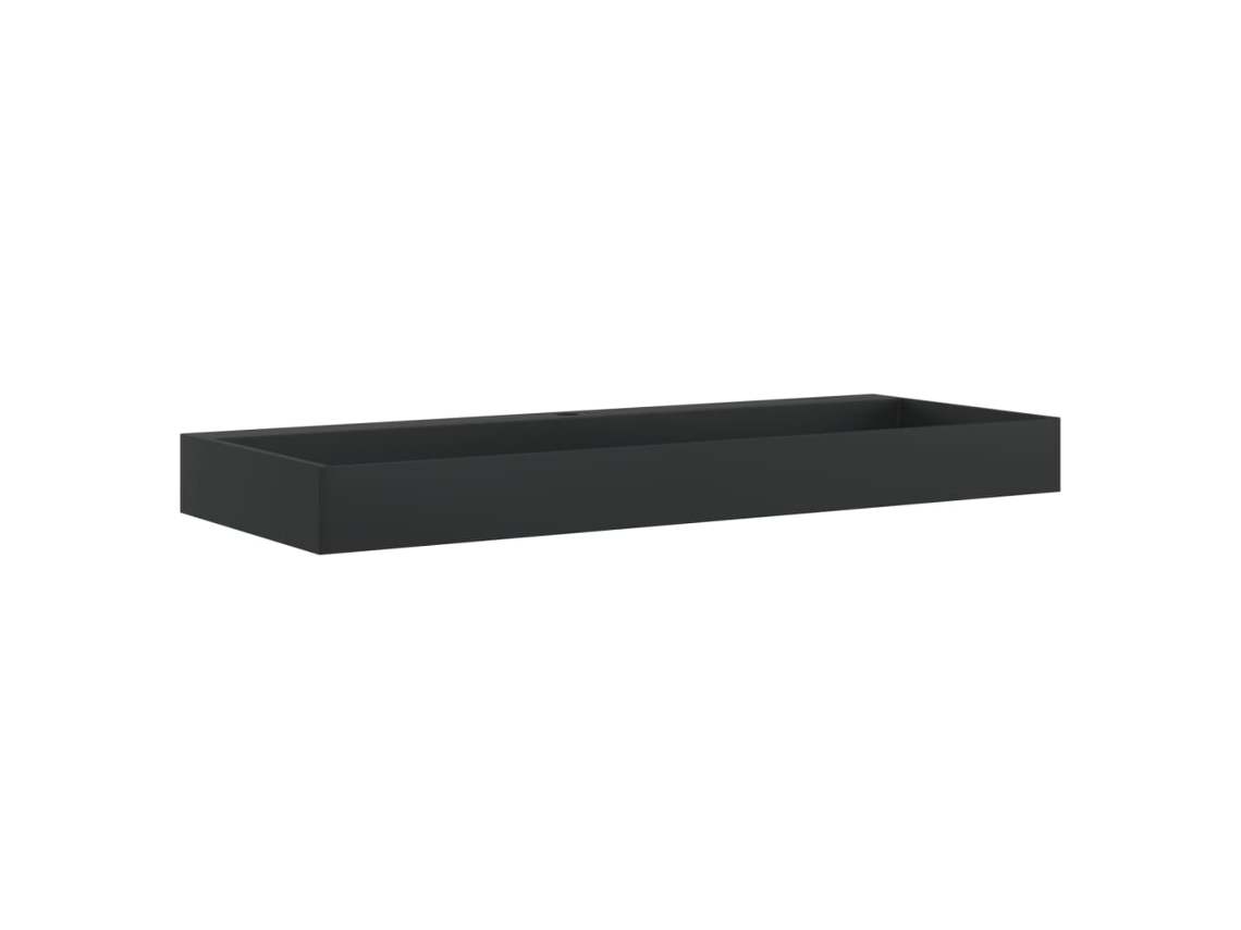 Wash Basin, Wash Basins Vidaxl Preto Mármore (120 X 46 X 11 Cm)